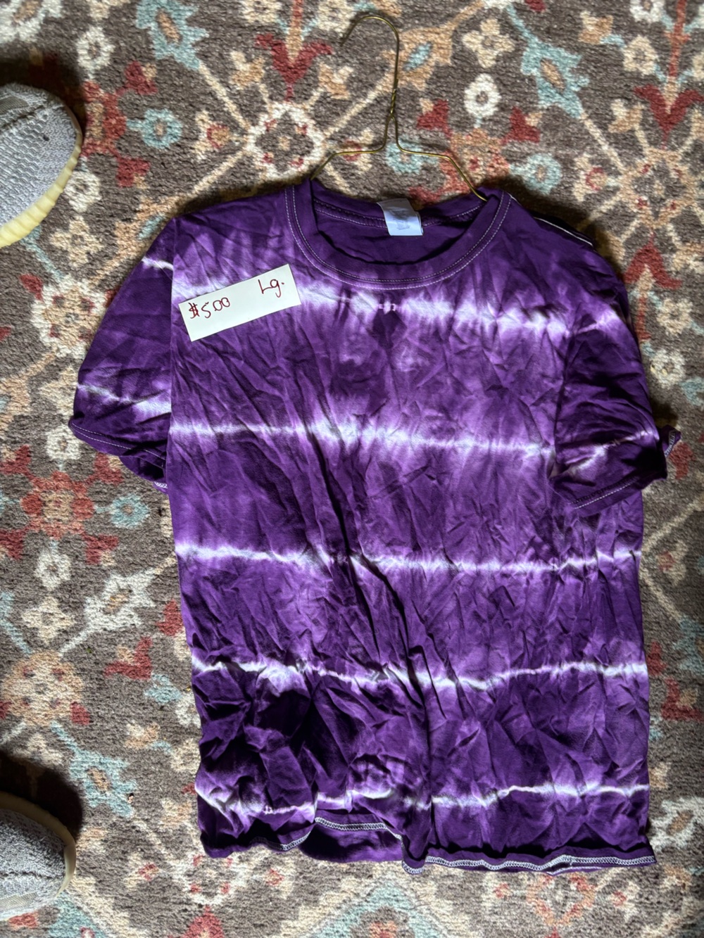 Purple Tie-Dye Short Sleeve Tee